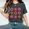 Comfort Colors Flowers Tee Quality Retro Tee