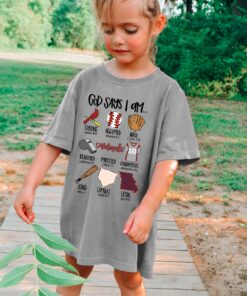 Comfort Colors God Says I Am Cardinals – Baseball Tee Youth and Adult Sizes