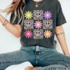 Comfort Colors Smiley and Daisy’s Tee Quality Retro Tee  Summer Cover Ups
