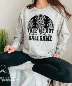 Comfort Colors Storm Color Blast Take Me Out To The Ballgame Baseball Sweatshirt