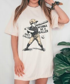 Comfort Colors or Bella Canvas Baller Shot Caller Baseball Tee Baseball Mom Shirt