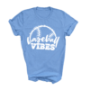 Comfort Colors or Bella Canvas Baseball Vibes Tee Baseball Mom Shirt
