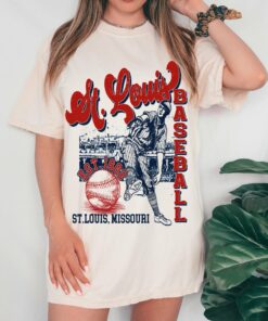 Comfort Colors or Bella Canvas St. Louis Baseball VIntage Tee