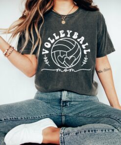 Comfort Colors or Bella Canvas Volleyball Mom Tee Adult Tees