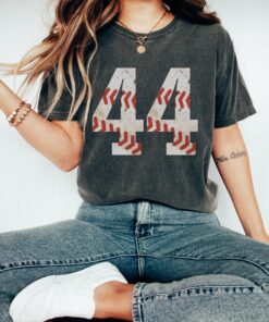 Comfort Colors or Bella Custom Vintage Baseball Shirt – Baseball Mom Baseball Girlfriend Baseball Fan Shirt with Number