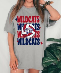 Cooter Wildcats Volleyball Comfort Colors Tee Youth and Adult Size Option