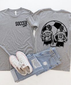 Custom Soccer Player and Number Shirt – Soccer DadShirt with Number Short Sleeve