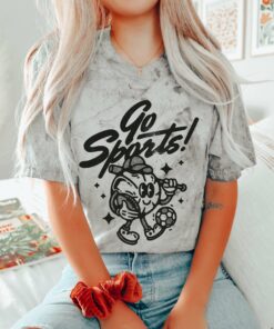 Funny Go Sports Comfort Colors Color Blast Distressed Tee