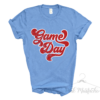 Game Day Red, White, Blue Soft Style Tee -Unisex Adult Sized Sports Shirt Sports Mom Tee