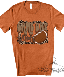 Game Day Vibes Football Soft Style Tee -Unisex Sized Sports Shirt Football Mom Tee