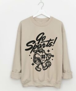 Gildan or Bella Canvas Funny Go Sports Retro Sweatshirt