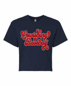 Lewisburg Baseball Cropped Tee