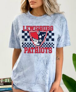 Lewisburg Patriots Comfort Colors Color Blast Distressed Tee- Sizes and Inventory Limited