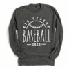 Long Sleeve Custom Comfort Colors Any Team Name Baseball Tee