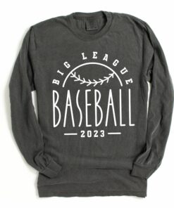 Long Sleeve Custom Comfort Colors Any Team Name Baseball Tee