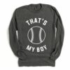 Long Sleeve That’s My Boy Baseball Unisex Baseball Shirt Comfort Colors Tee