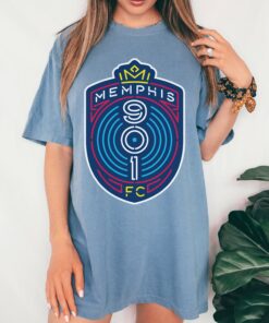 Memphis 901 FC  Soccer T-Shirt  Soccer Shirt  Bella Canvas or Comfort ColorsTee