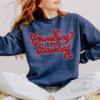 Navy Bella, Comfort Colors, or Gildan Lewisburg Baseball Sweatshirt