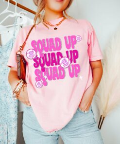 PINK Stacked Squad Baseball – Comfort Colors or Bella