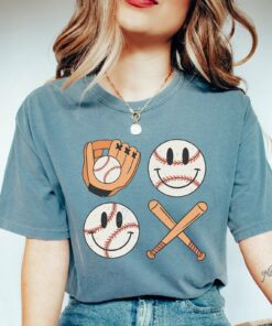 Pigment Dyed Distressed Baseball Retro Tee -Unisex Toddler, Youth, and Adult Sized Tees
