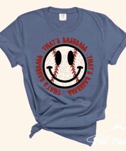 Pigment Dyed Distressed That’s Baseball Retro Tee -Unisex Toddler, Youth