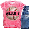 Quality Acid Washed Custom Any Team Name Or SonBoyfriend Name Tee Quality Baseball Monogram Retro Tee