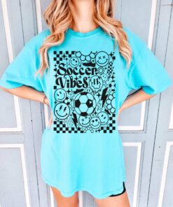 Soccer Vibes T-Shirt  Soccer Shirt  Bella Canvas or Comfort ColorsTee