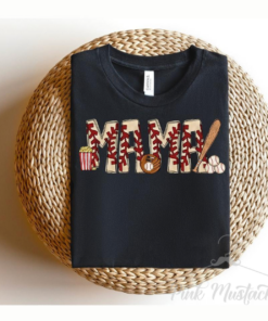 Soft Style Baseball Mama Shirt  Baseball Mom Soft Style Tee