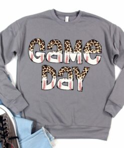 Soft Style Game Day Leopard Baseball Bella Canvas Sweatshirt – Boutique Bella Canvas Sweatshirt