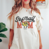 Soft Style Softball Mom Retro Tee – Unisex Adult Sized Tees