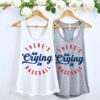 There’s No Crying In Baseball Tank Racerback Flowy Tank Top