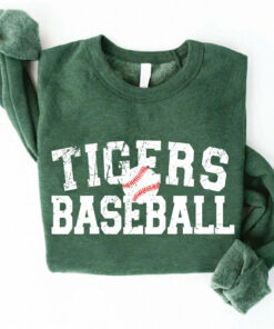 Tigers Baseball Quality Softstyle Sweatshirt Baseball Mom