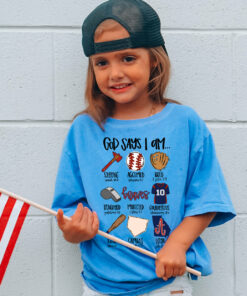 Toddler, Youth, and Adult Sizes God Says I Am Brave –  Braves Tee