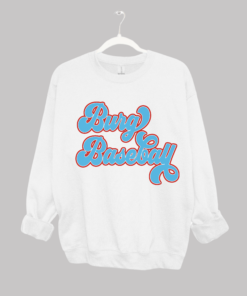 White Bella, Comfort Colors, or Gildan Burg Baseball SweatshirtYouth and Adult Sizes