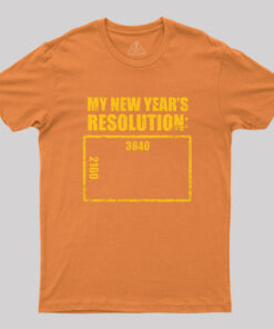 4K Resolution Geek T-Shirt