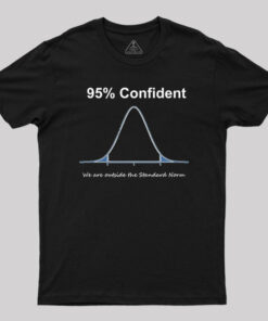 95 Confident Graphic Geek T-Shirt