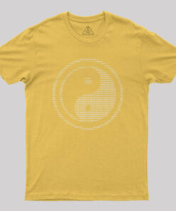 ASCII Yin Yang Geek T-Shirt