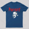 Albert Einstein Black Metal Geek T-Shirt