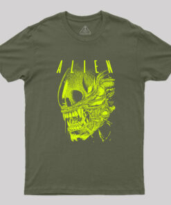 Alien Skull Geek T-Shirt