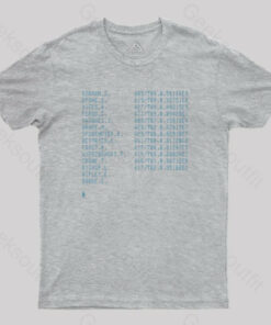 Aliens Crew Manifest Geek T-Shirt