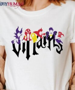 All Disney Villains Evil Friends Classic T-Shirt Unisex Sweatshirt Hoodie