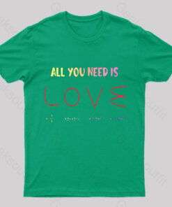 All You Need Is Love Nerd T-Shirt