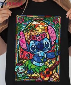 Aloha Stitch Dancing Funny Classic T-Shirt Unisex Sweatshirt Hoodie