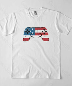 American Flag Video Game T-Shirt