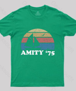 Amity Beach ’75 The Summer of Jaws Geek T-Shirt