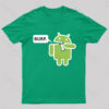 Android Eating Apple Nerd T-Shirt
