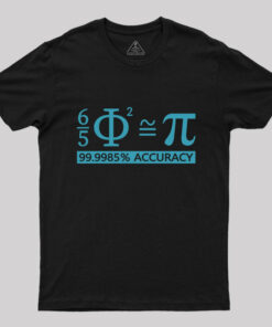 Approximate Relationship Between Π and Φ T-Shirt