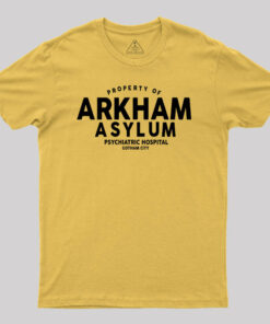 Arkham Asylum Psychiatric Hospital Geek T-Shirt