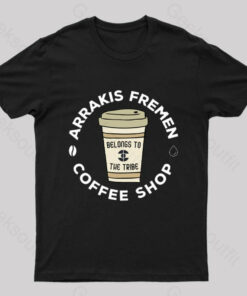 Arrakis Freman Coffee Shop Nerd T-Shirt