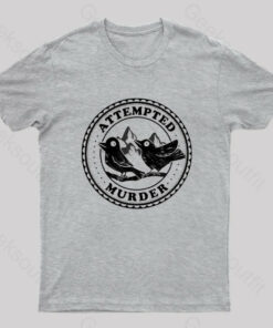 Attempted Murder Crows by Tobe Fonseca Geek T-Shirt